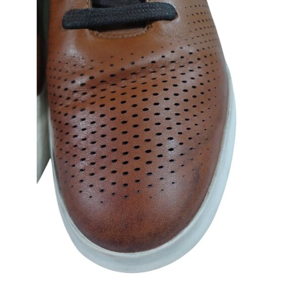 Cole Haan Mens Grandpro Laser Cut Sneaker Size 11.5 M Tan Leather Casual Shoe main image 5